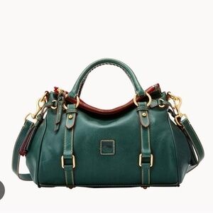 Dooney & Burke Large Florentine Satchel Olive Green